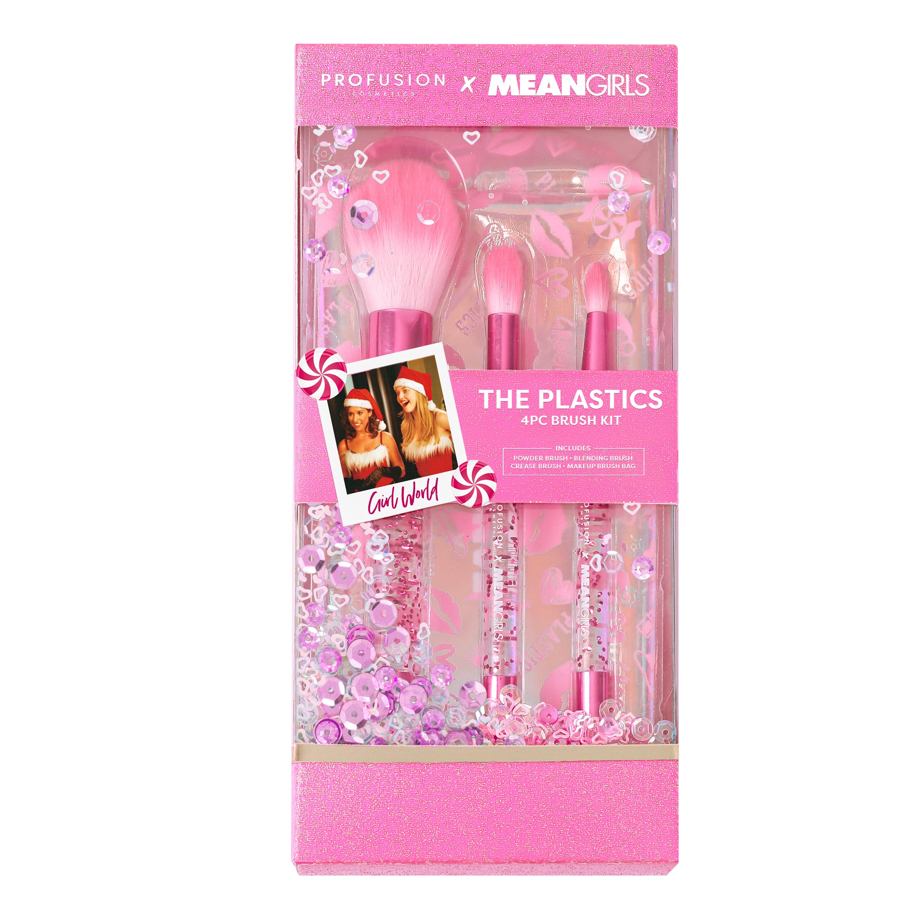 Mean Girls | The Plastics 4pc Bag & Brush Set