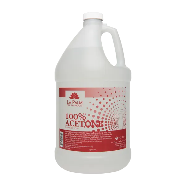 LA PALM 100% Pure Acetone - Gallon