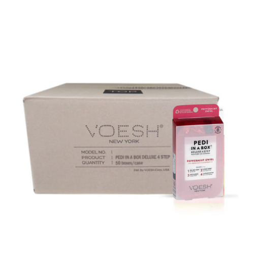 VOESH Deluxe Pedicure 4 Step - Peppermint Swirl (Phiên bản giới hạn)***ĐANG BÁN $117/THÙNG***