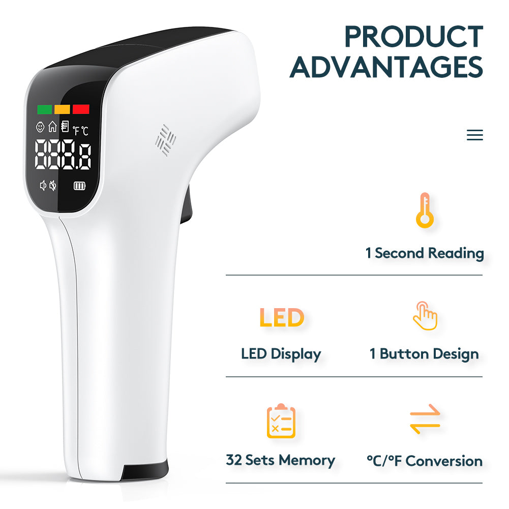 o2 Flow Touch-Less Infrared Thermometer