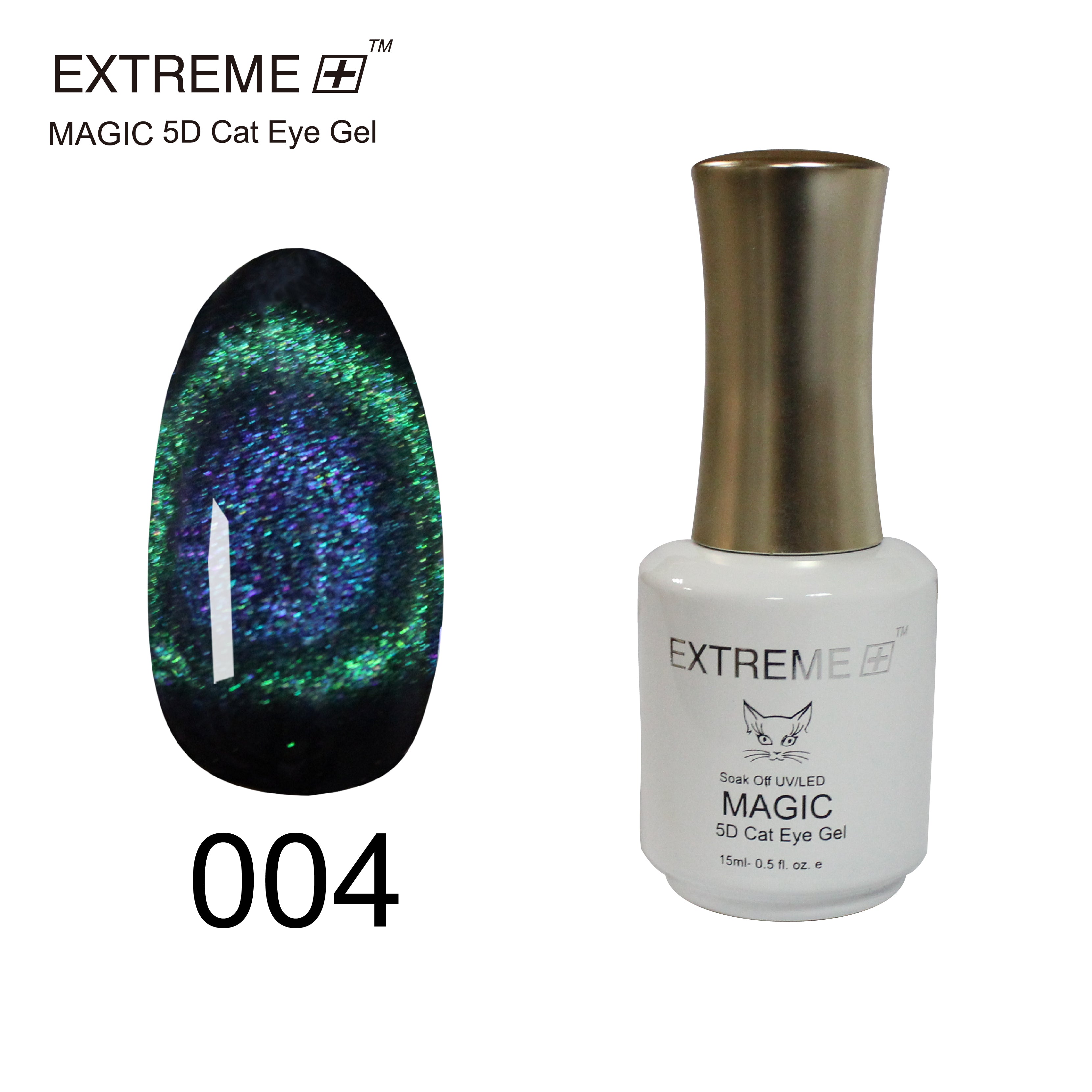 Extreme+ Magic 5D Cat Eye Gel #004