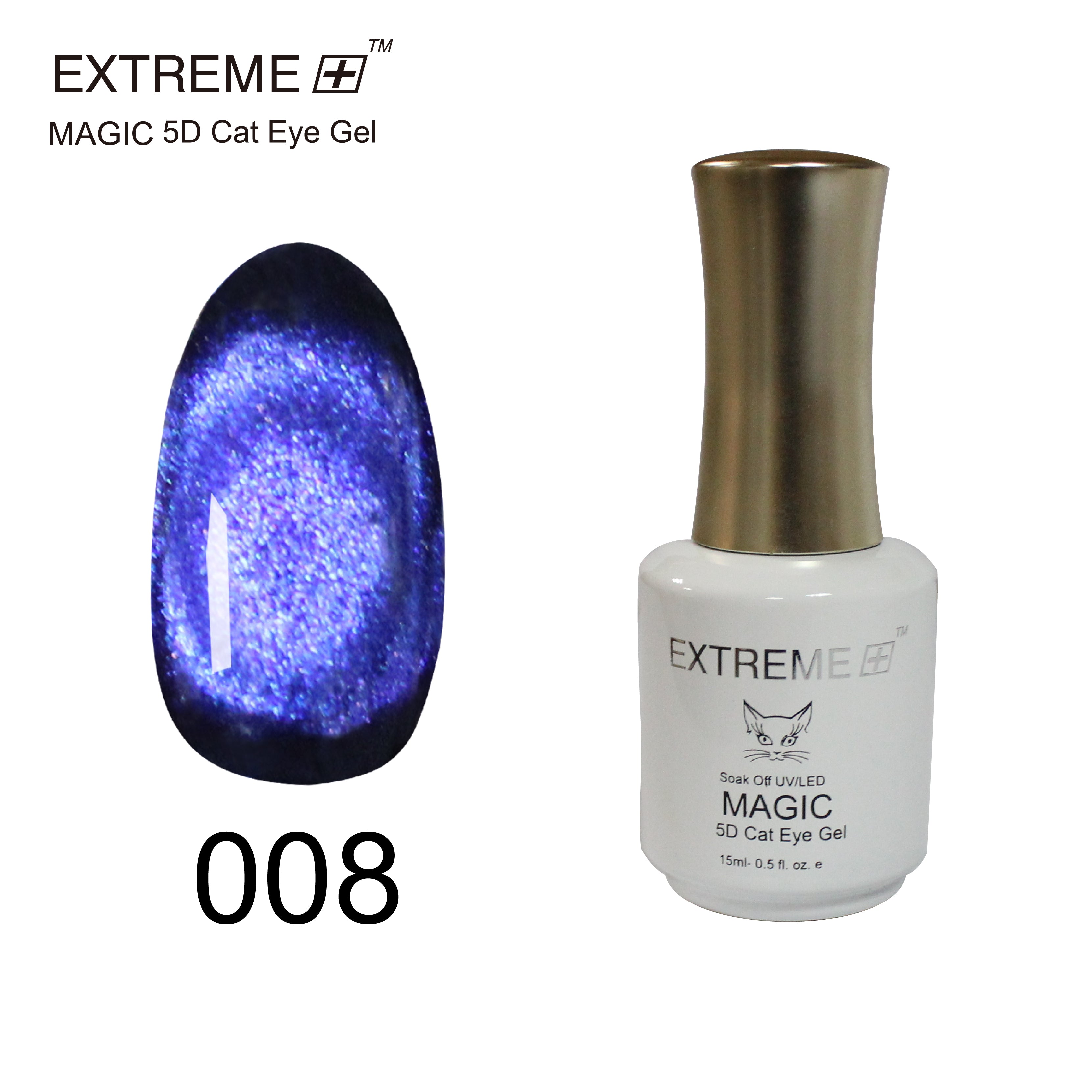 Extreme+ Magic 5D Cat Eye Gel #008