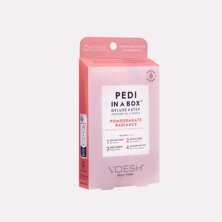 VOESH Deluxe Pedicure 4 Step - Pomegranate Radiance