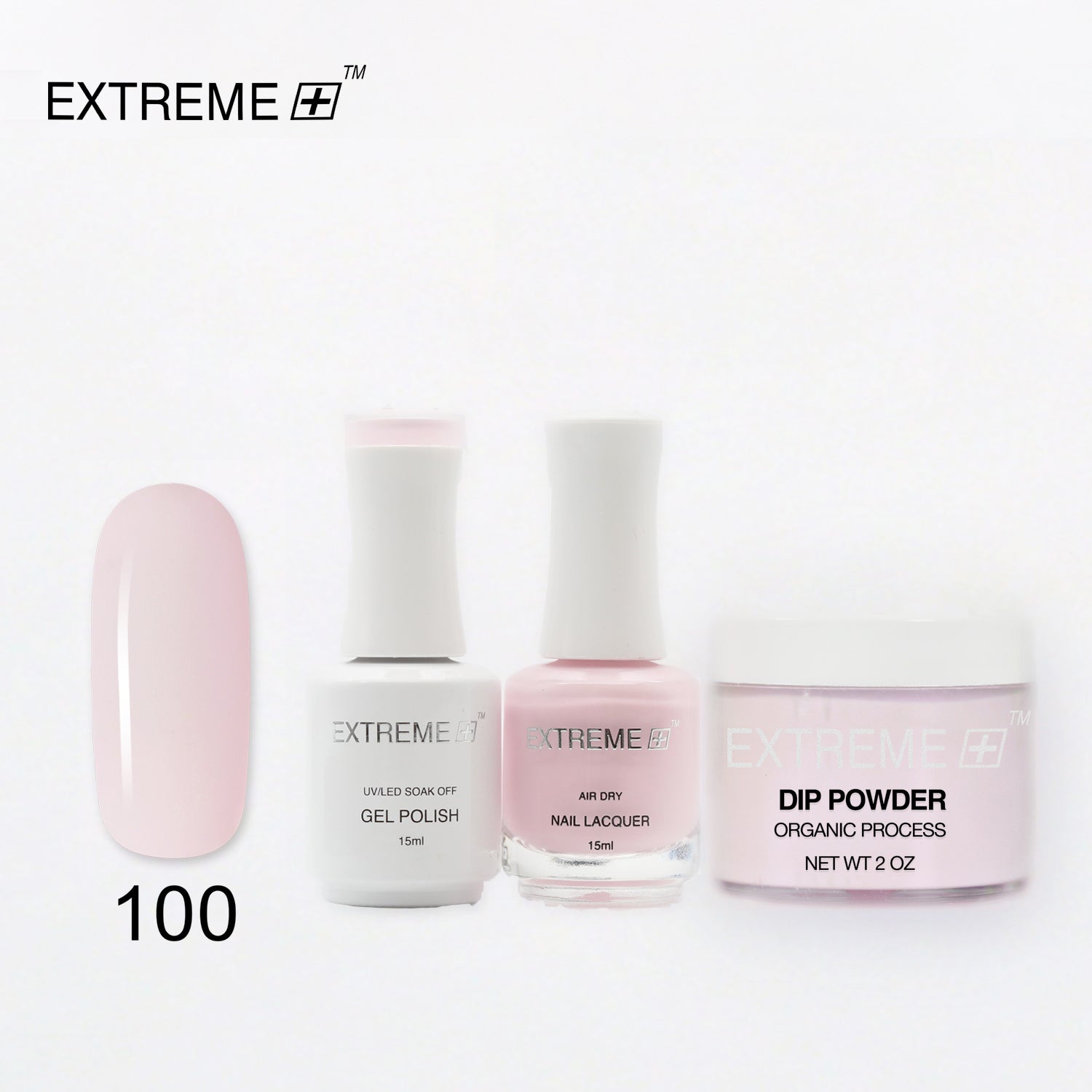 EXTREME+ 3 in 1 Combo Set - Gel, Lacquer, & Dip - #100