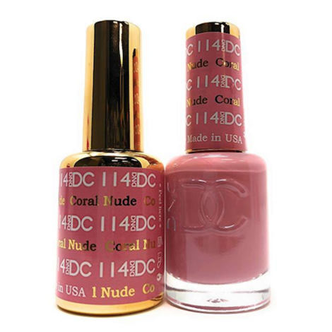 DND DC Duo - Gel #114 Coral Nude 