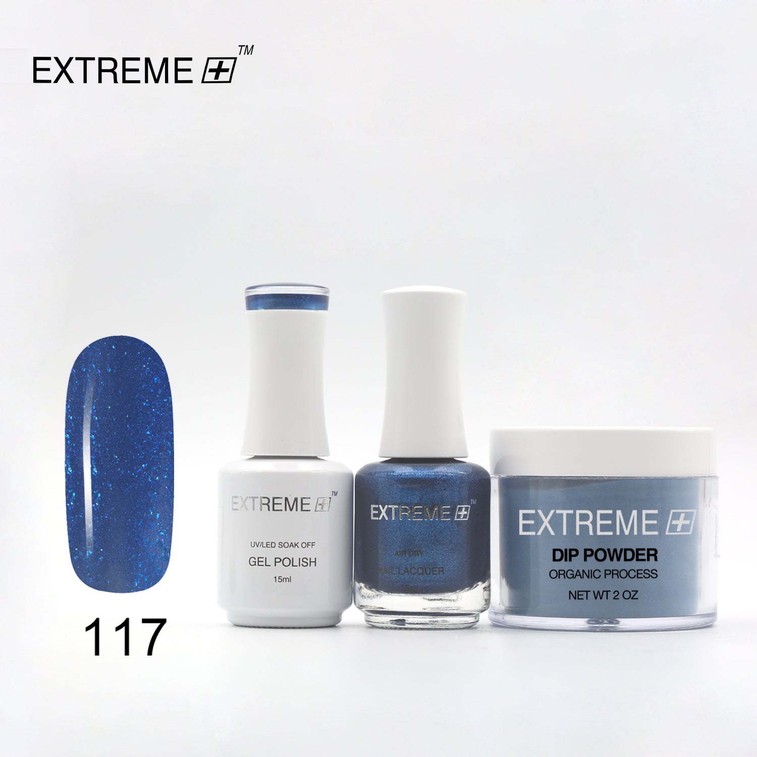 EXTREME+ 3 in 1 Combo Set - Gel, Lacquer, & Dip - #117