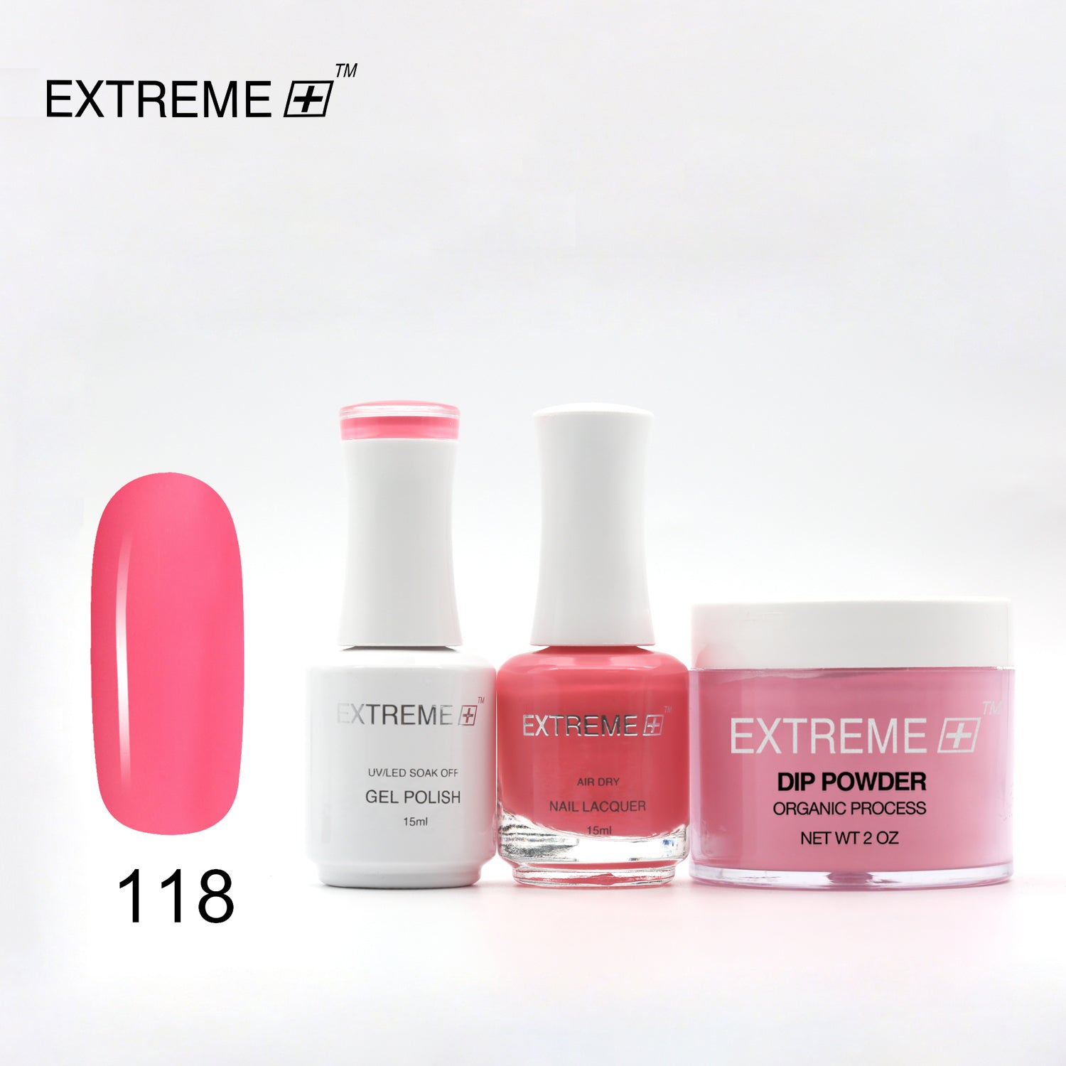 EXTREME+ 3 in 1 Combo Set - Gel, Lacquer, & Dip - #118