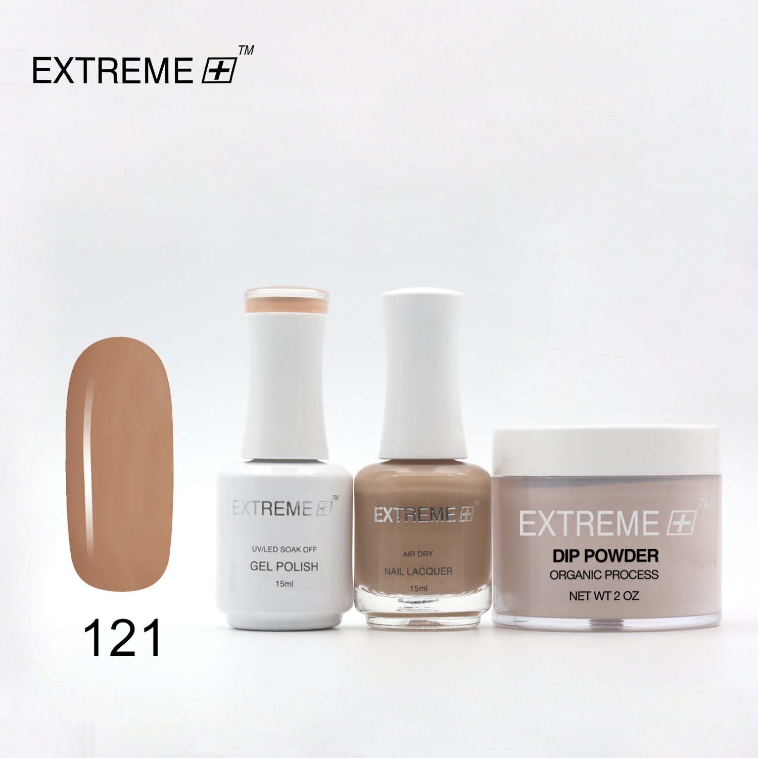 EXTREME+ 3 in 1 Combo Set - Gel, Lacquer, & Dip - #121