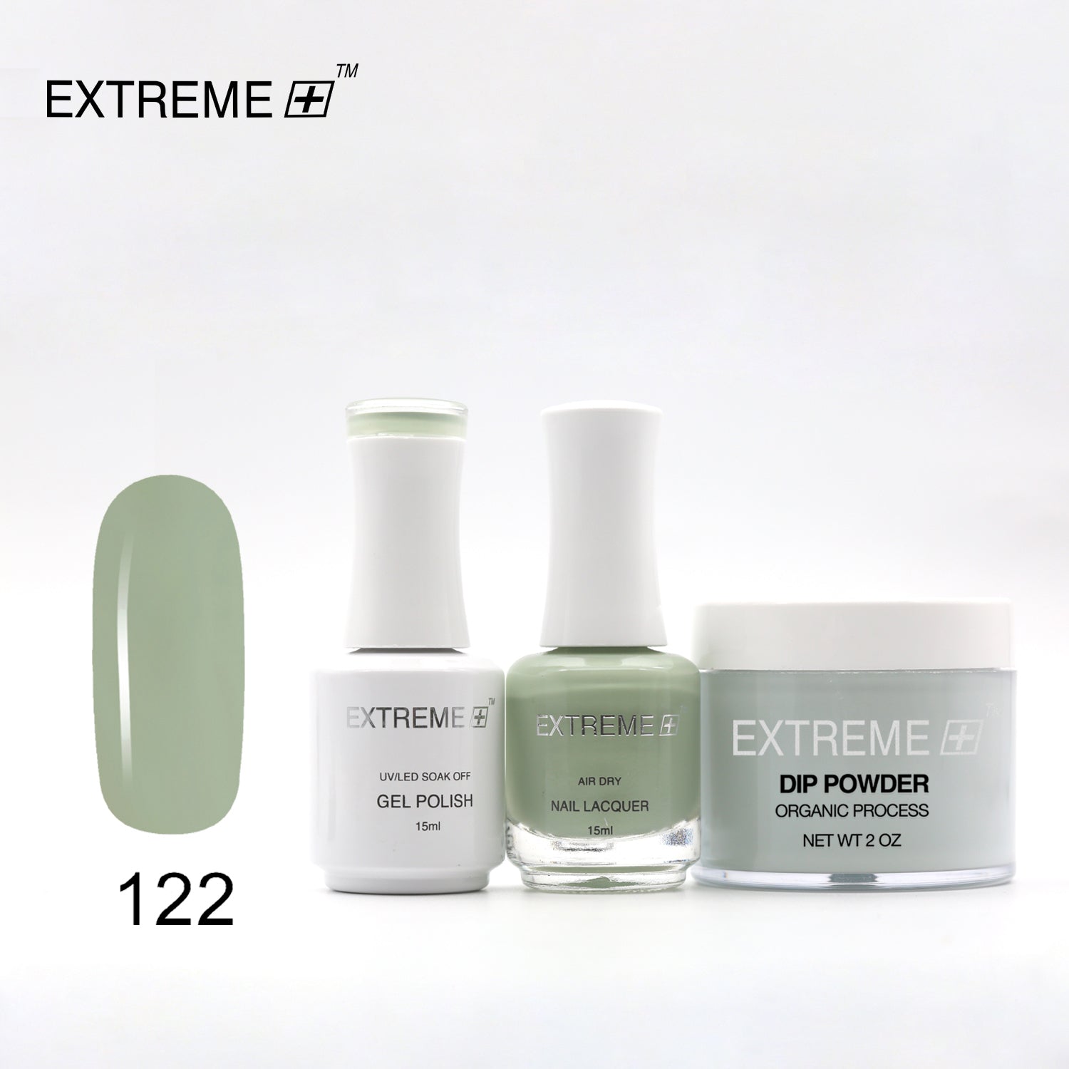 EXTREME+ 3 in 1 Combo Set - Gel, Lacquer, & Dip - #122