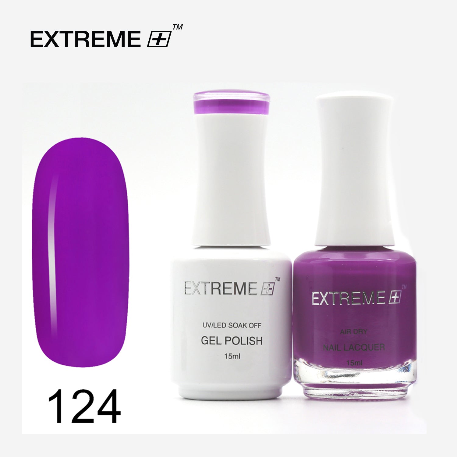 EXTREME+ Gel Matching Lacquer (Duo) - #124