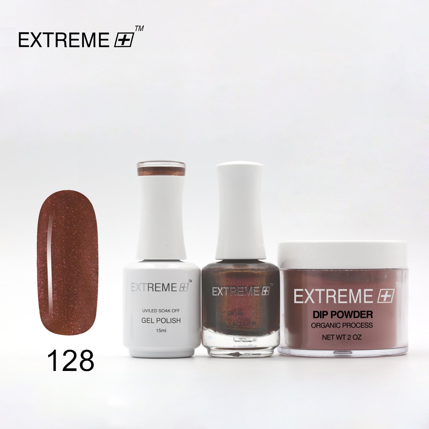 EXTREME+ 3 in 1 Combo Set - Gel, Lacquer, & Dip - #128