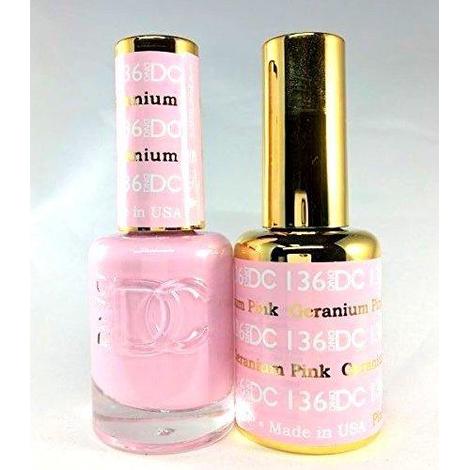 DND DC Duo - Gel #136 Geranium Pink 