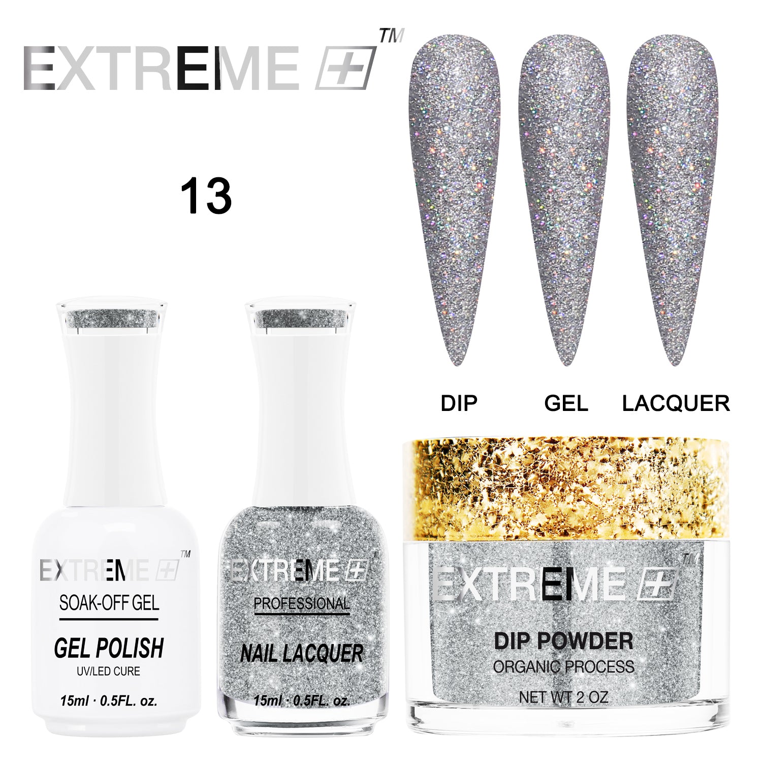 EXTREME+ 3 in 1 Combo Set - Holo Chrome - #013