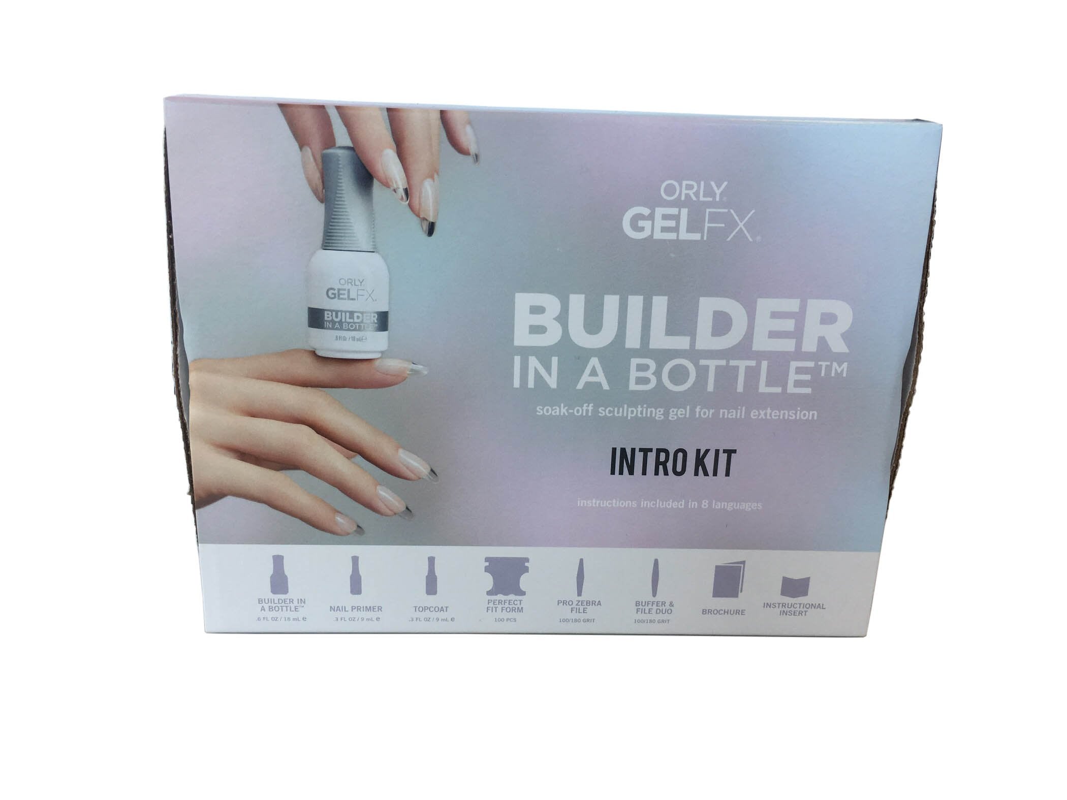 ORLY Gel FX Builder trong một bộ công cụ giới thiệu dạng chai