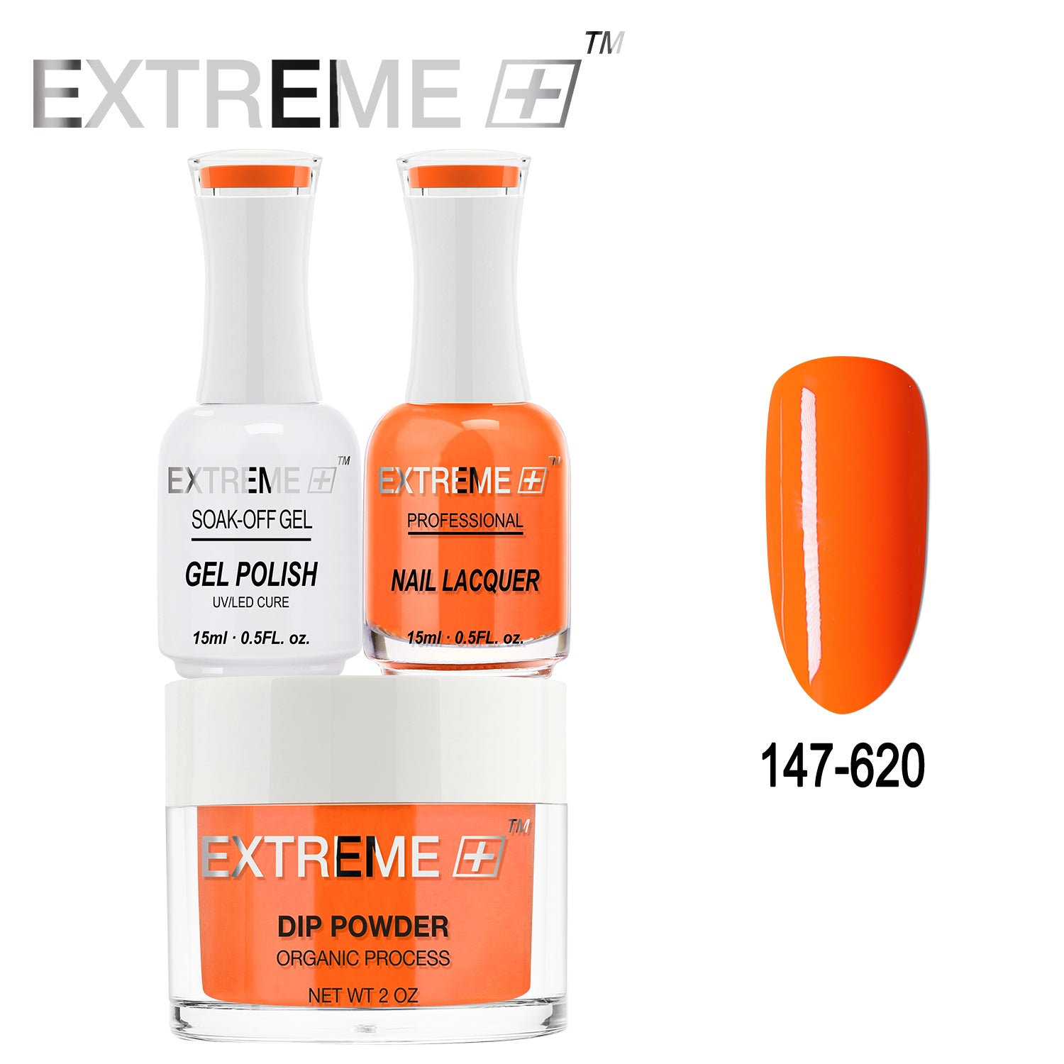 EXTREME+ All-in-One 3-in-1 Combo Set - Dip Powder, Gel Polish, and Nail Lacquer #147