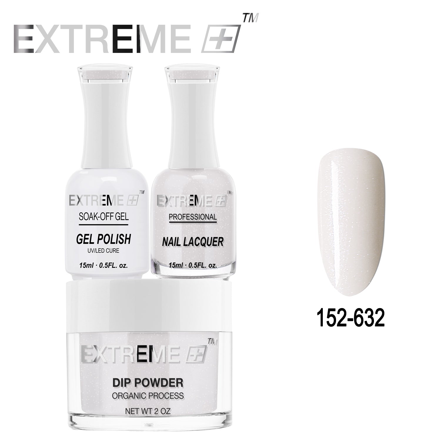 EXTREME+ All-in-One 3-in-1 Combo Set - Dip Powder, Gel Polish, and Nail Lacquer #152