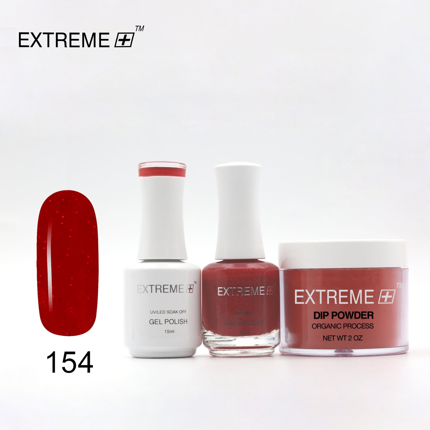 EXTREME+ 3 in 1 Combo Set - Gel, Lacquer, & Dip - #154