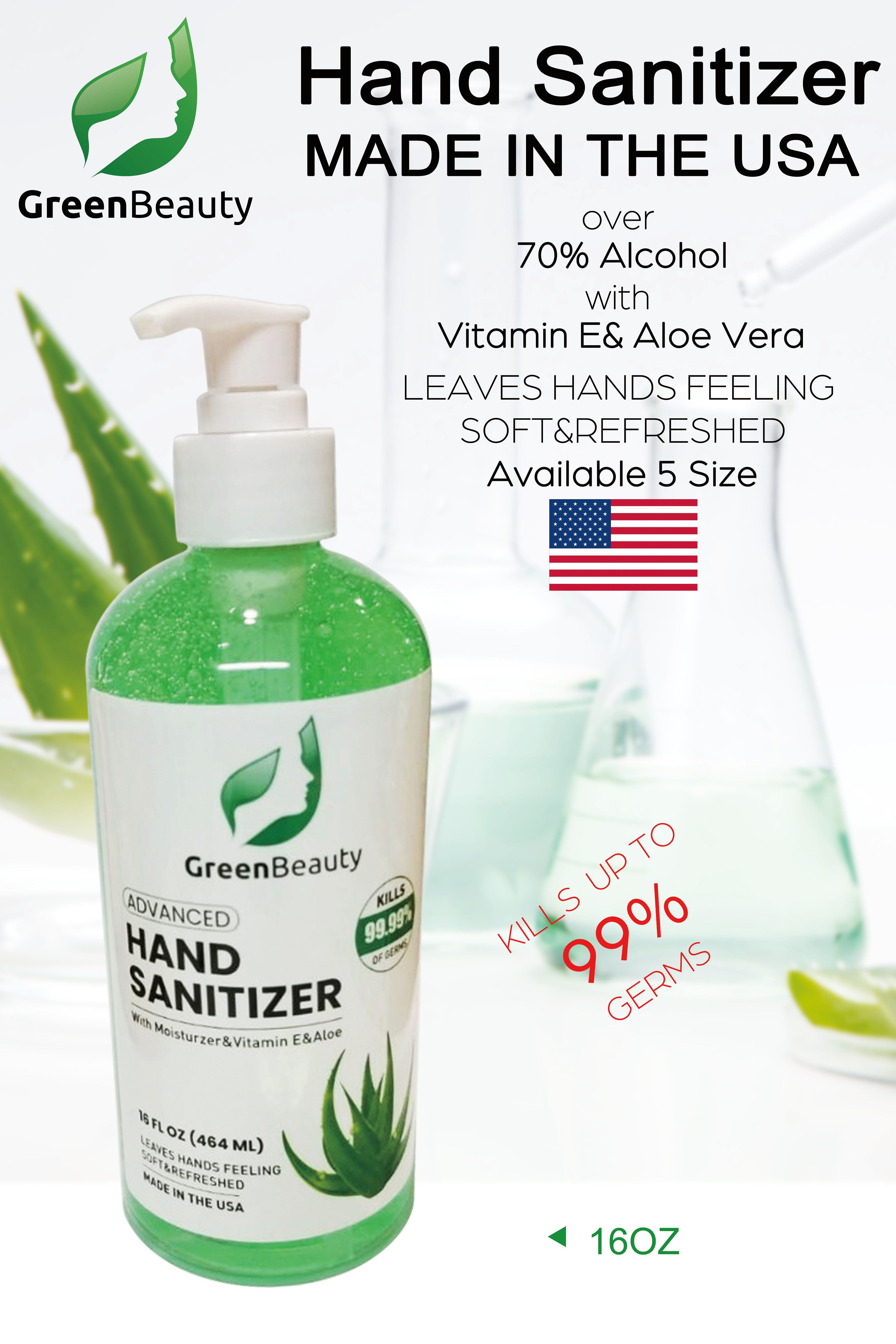 GreenBeauty Hand Sanitizer 16 oz