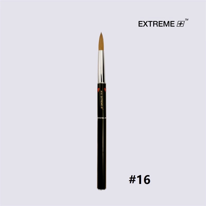 EXTREME+ HEART Kolinsky Acrylic Nail Brush #16