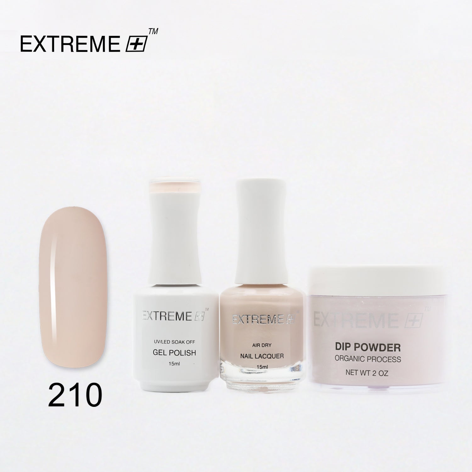 EXTREME+ 3 in 1 Combo Set - Gel, Lacquer, & Dip - #210