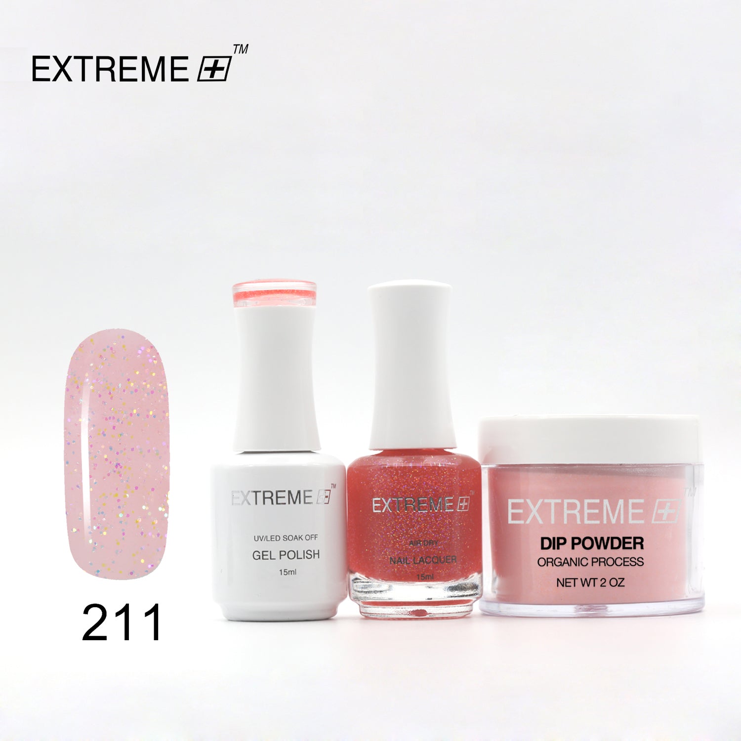 EXTREME+ 3 in 1 Combo Set - Gel, Lacquer, & Dip - #211