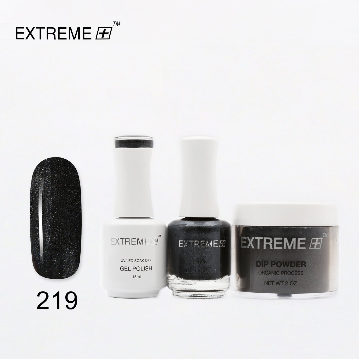 EXTREME+ 3 in 1 Combo Set - Gel, Lacquer, & Dip - #219