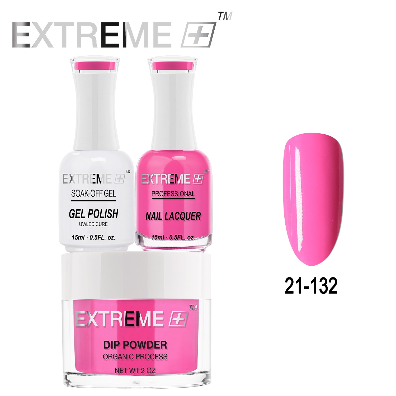 EXTREME+ All-in-One 3-in-1 Combo Set - Dip Powder, Gel Polish, and Nail Lacquer #021