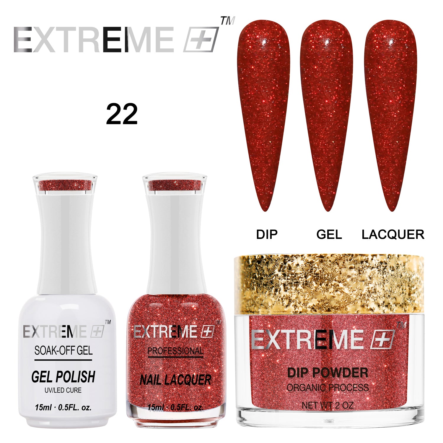 EXTREME+ 3 in 1 Combo Set - Holo Chrome - #022