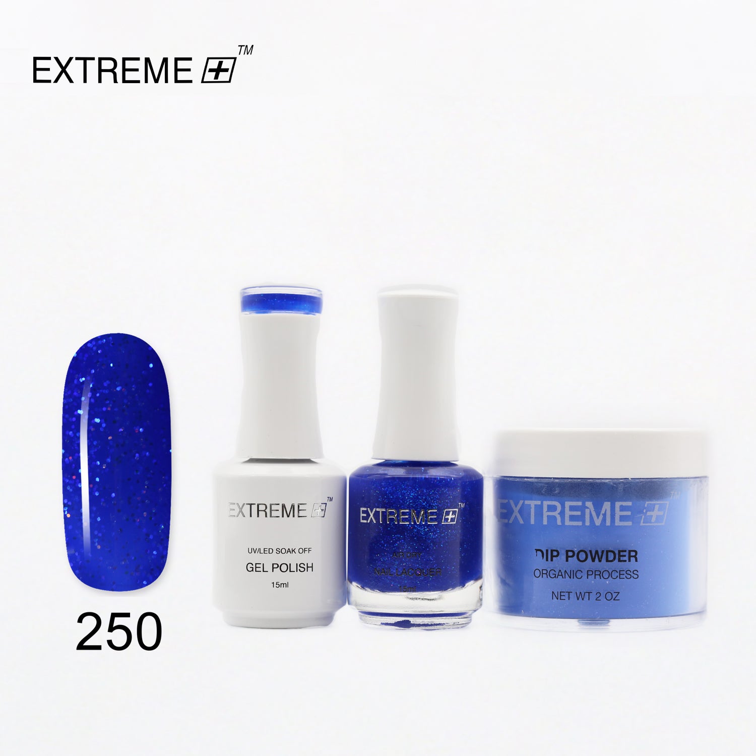 EXTREME+ 3 in 1 Combo Set - Gel, Lacquer, & Dip - #250