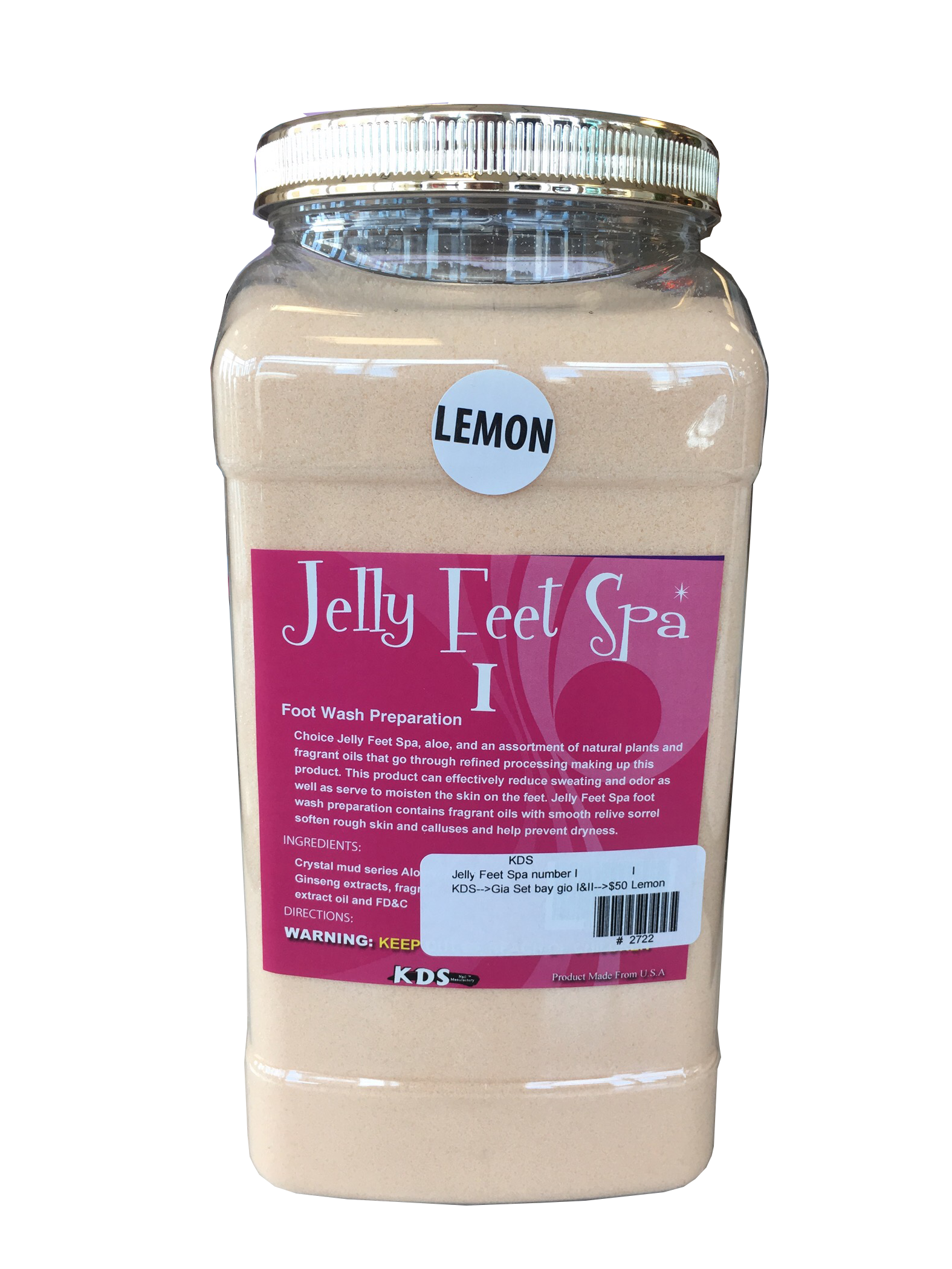 KDS Jelly Feet Spa Number I - Lemon