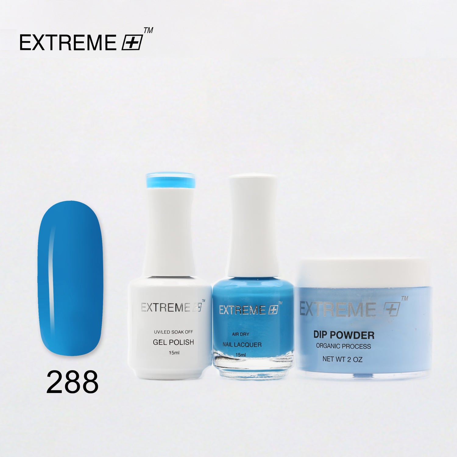 EXTREME+ 3 in 1 Combo Set - Gel, Lacquer, & Dip - #288