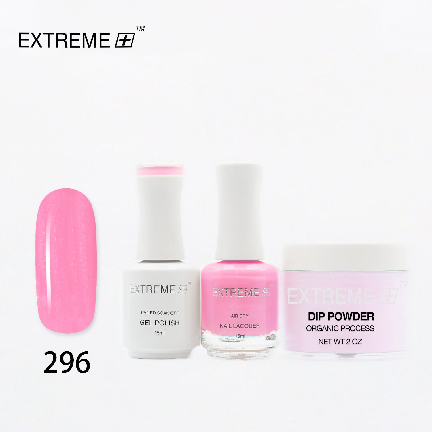 EXTREME+ 3 in 1 Combo Set - Gel, Lacquer, & Dip - #296