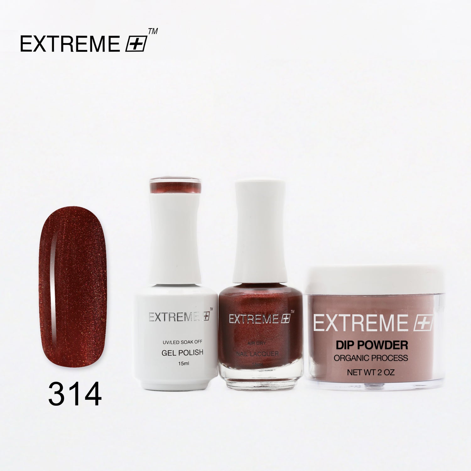 EXTREME+ 3 in 1 Combo Set - Gel, Lacquer, & Dip - #314