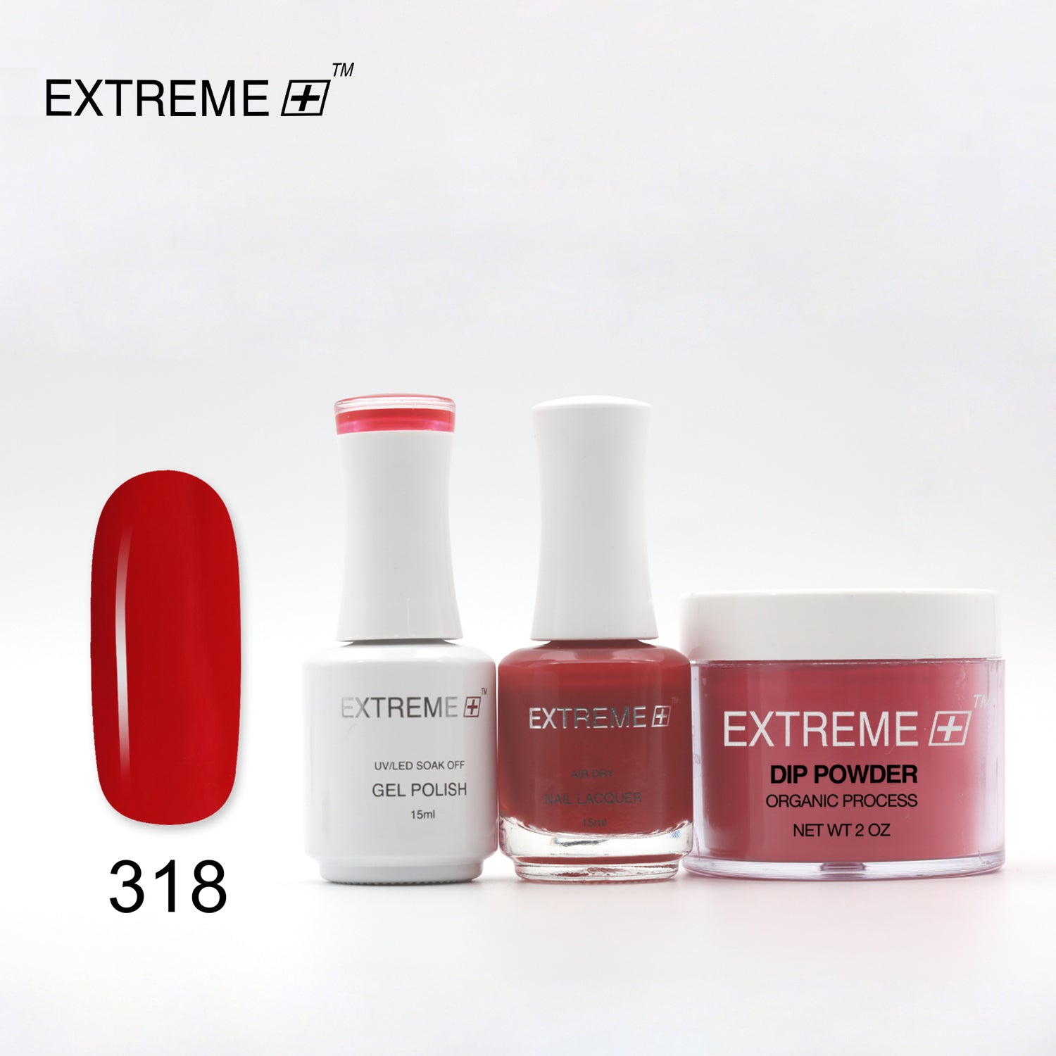 EXTREME+ 3 in 1 Combo Set - Gel, Lacquer, & Dip - #318