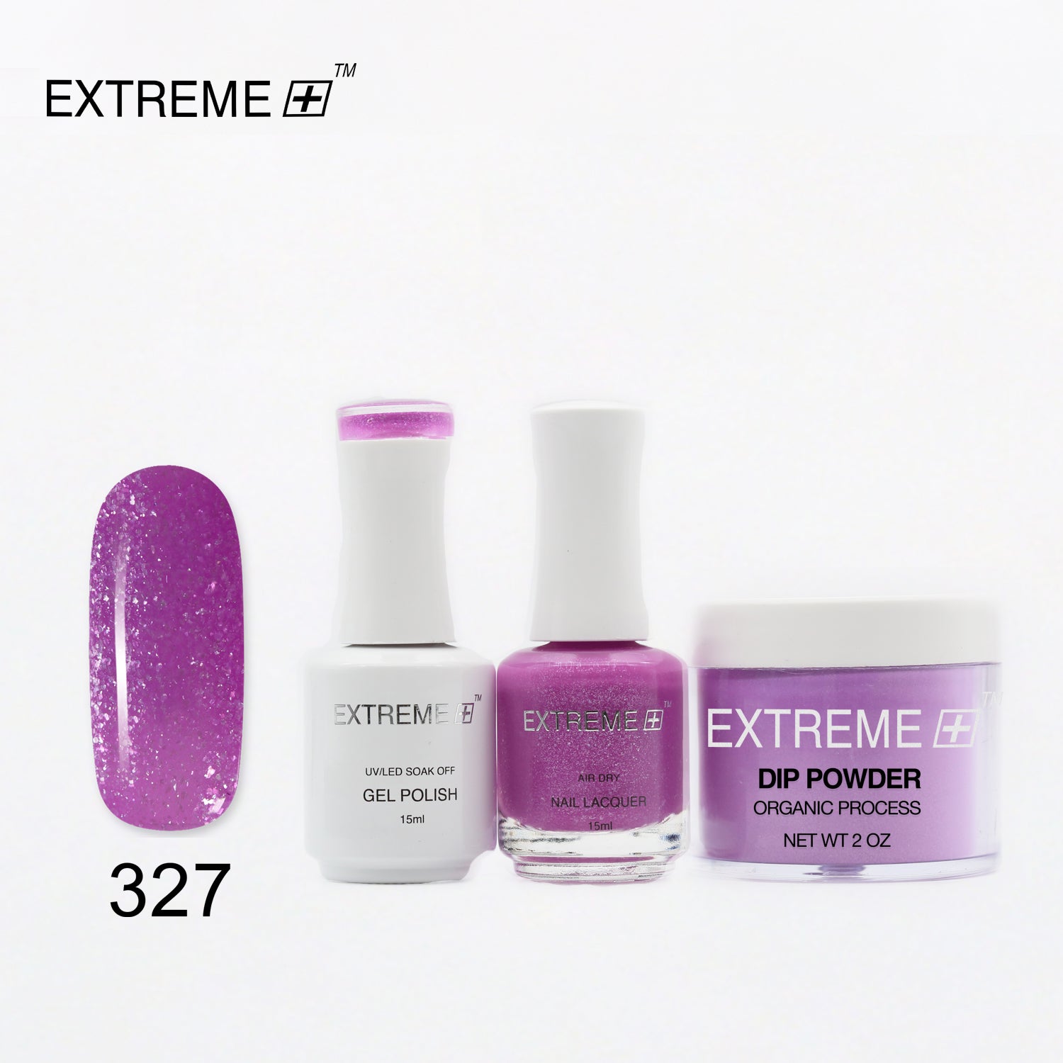 EXTREME+ 3 in 1 Combo Set - Gel, Lacquer, & Dip - #327