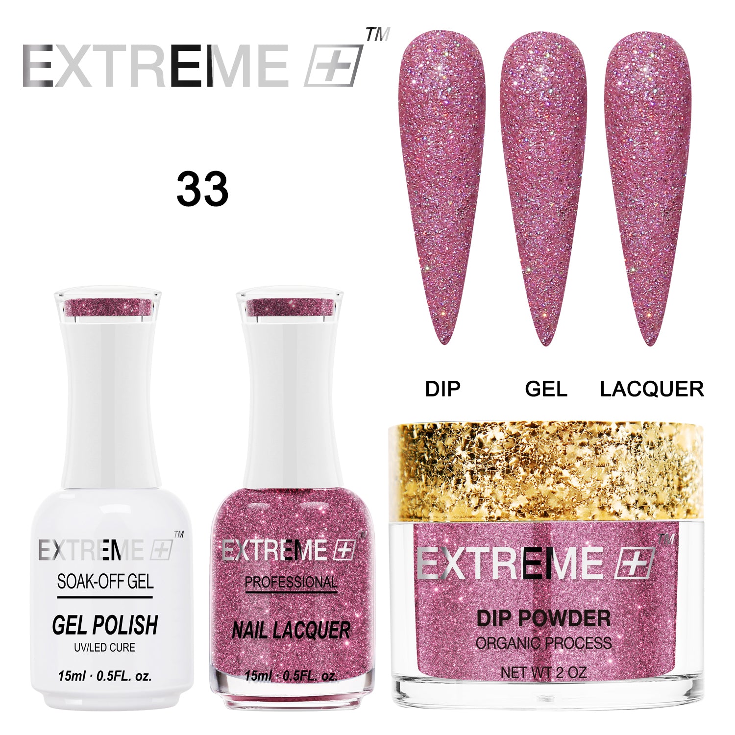 EXTREME+ 3 in 1 Combo Set - Holo Chrome - #033