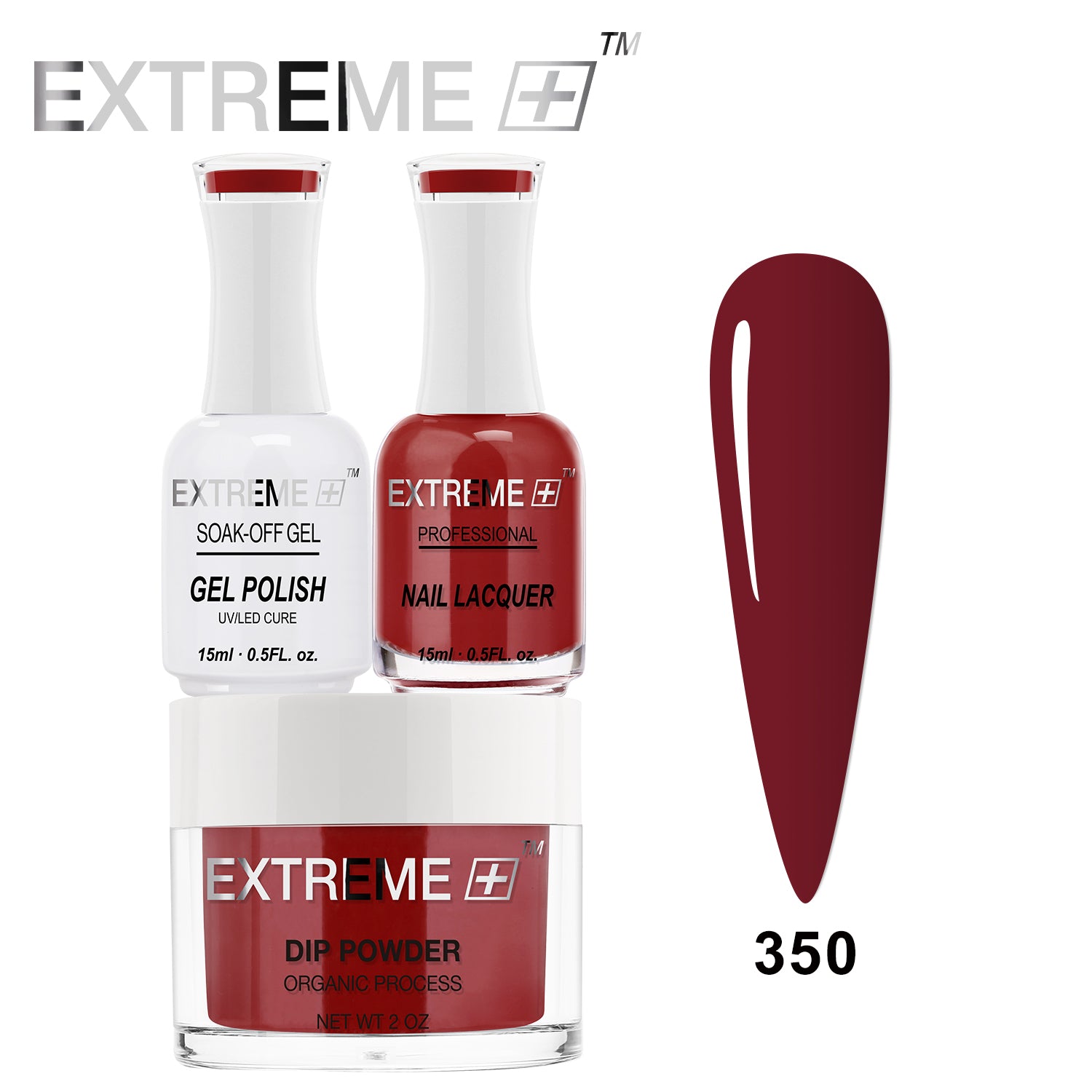 EXTREME+ 3 in 1 Combo Set - Gel, Lacquer, & Dip - #350