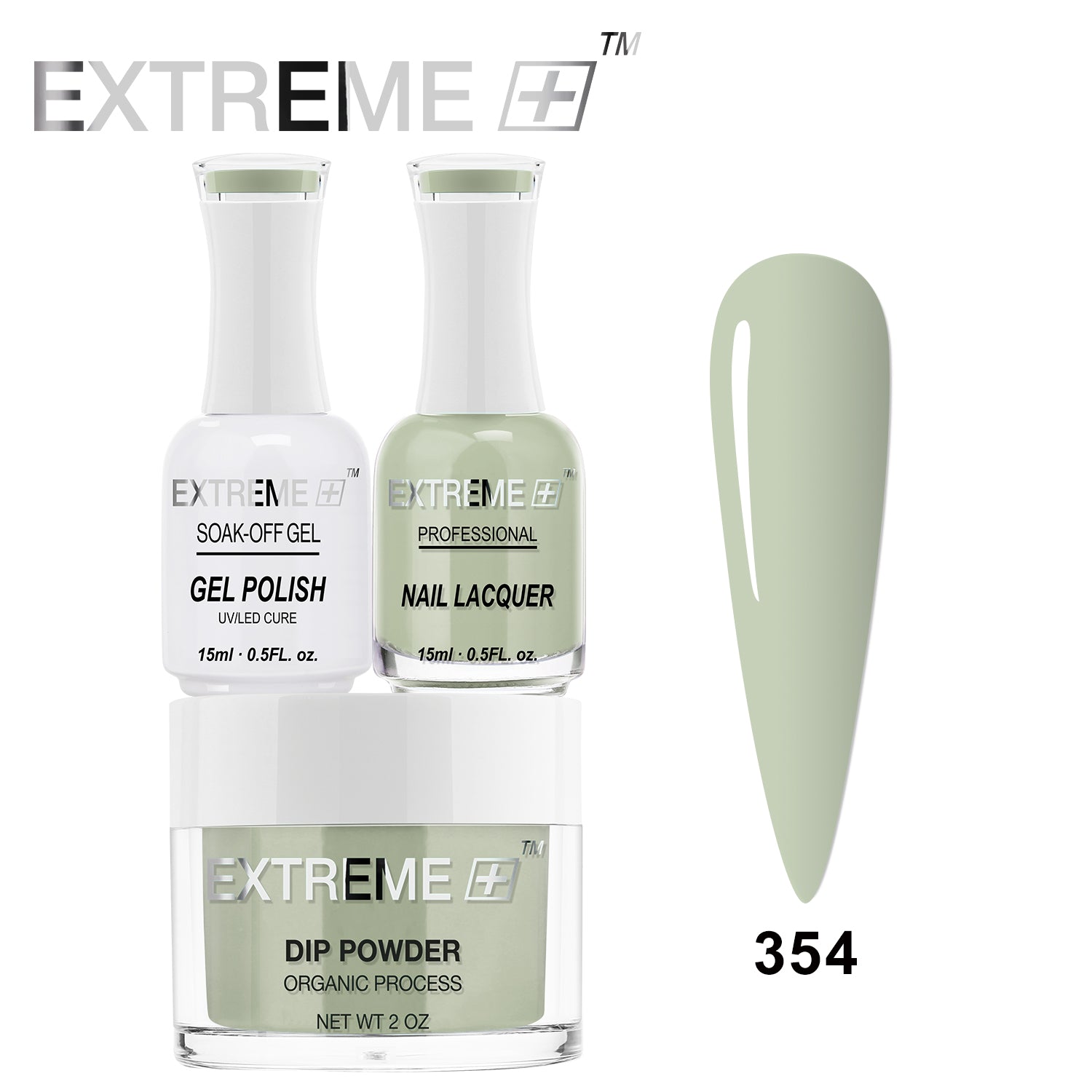 EXTREME+ 3 in 1 Combo Set - Gel, Lacquer, & Dip - #354