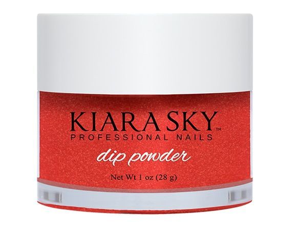 Kiara Sky Dipping Powder - D424 I'M Not Red-E Yet