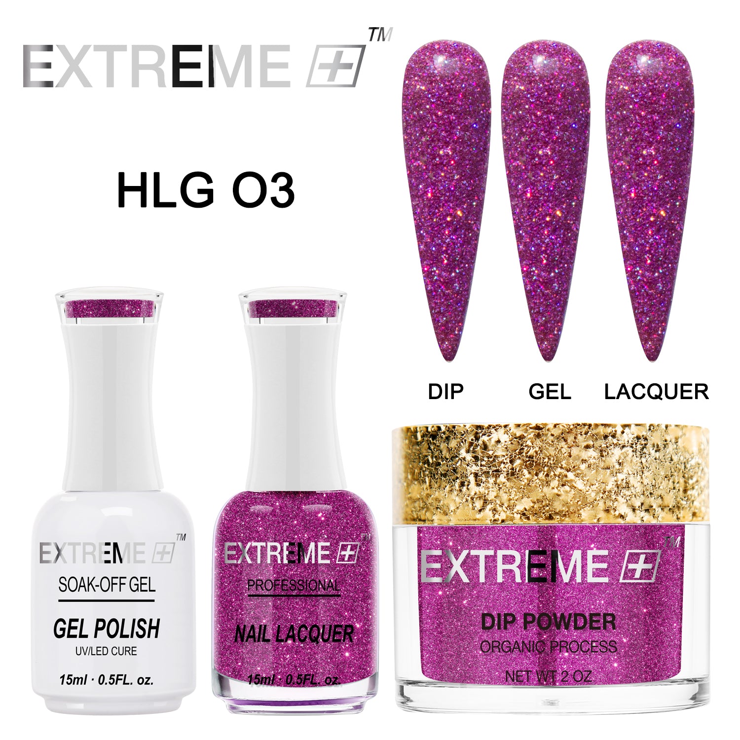 Bộ combo EXTREME+ 3 trong 1 - Holo Chrome - #003