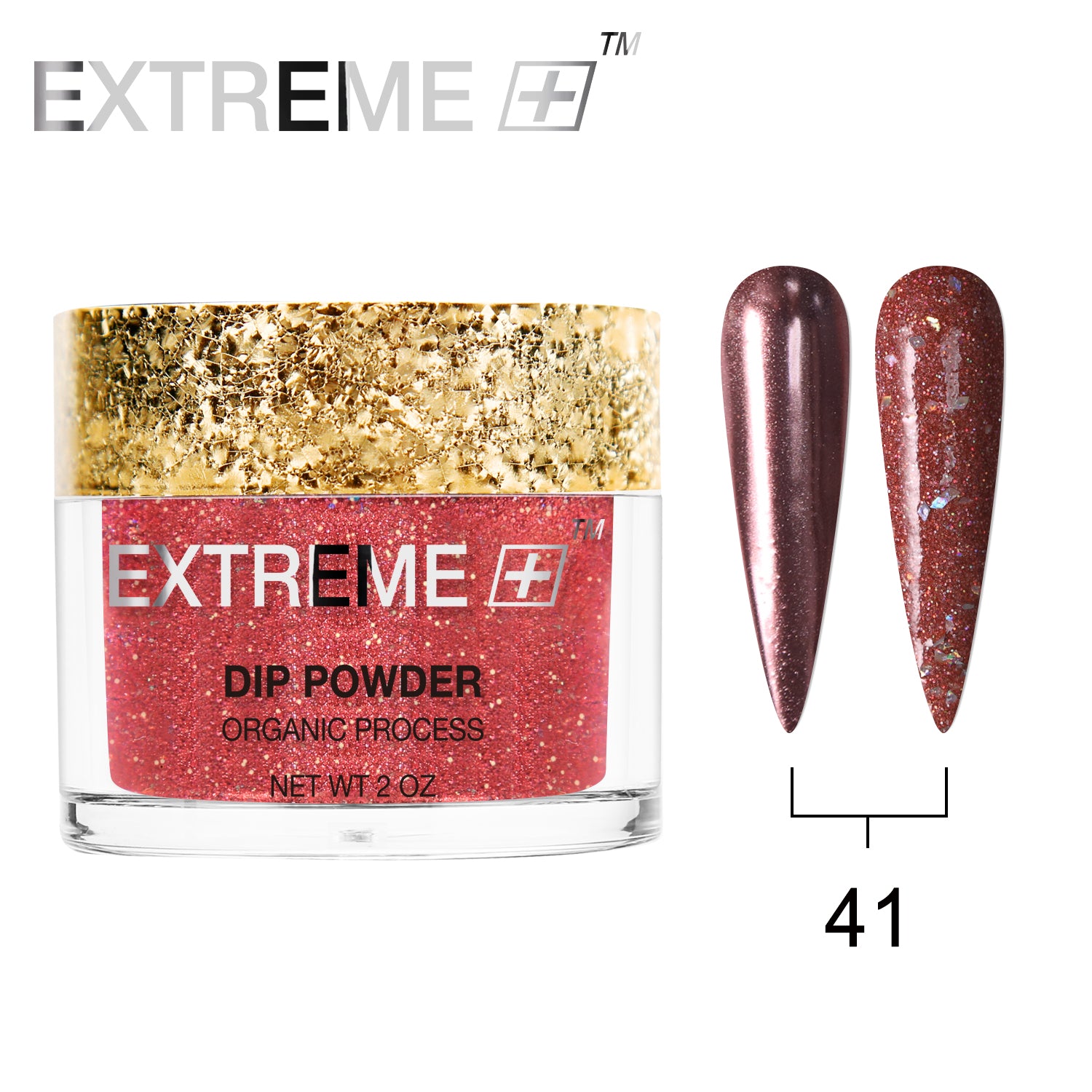 EXTREME+ Holo Chrome Dip Powder - #041