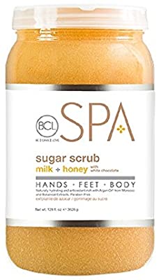 BCL Spa Sugar Scrub Milk &amp; Honey With White Chocolate 128 oz