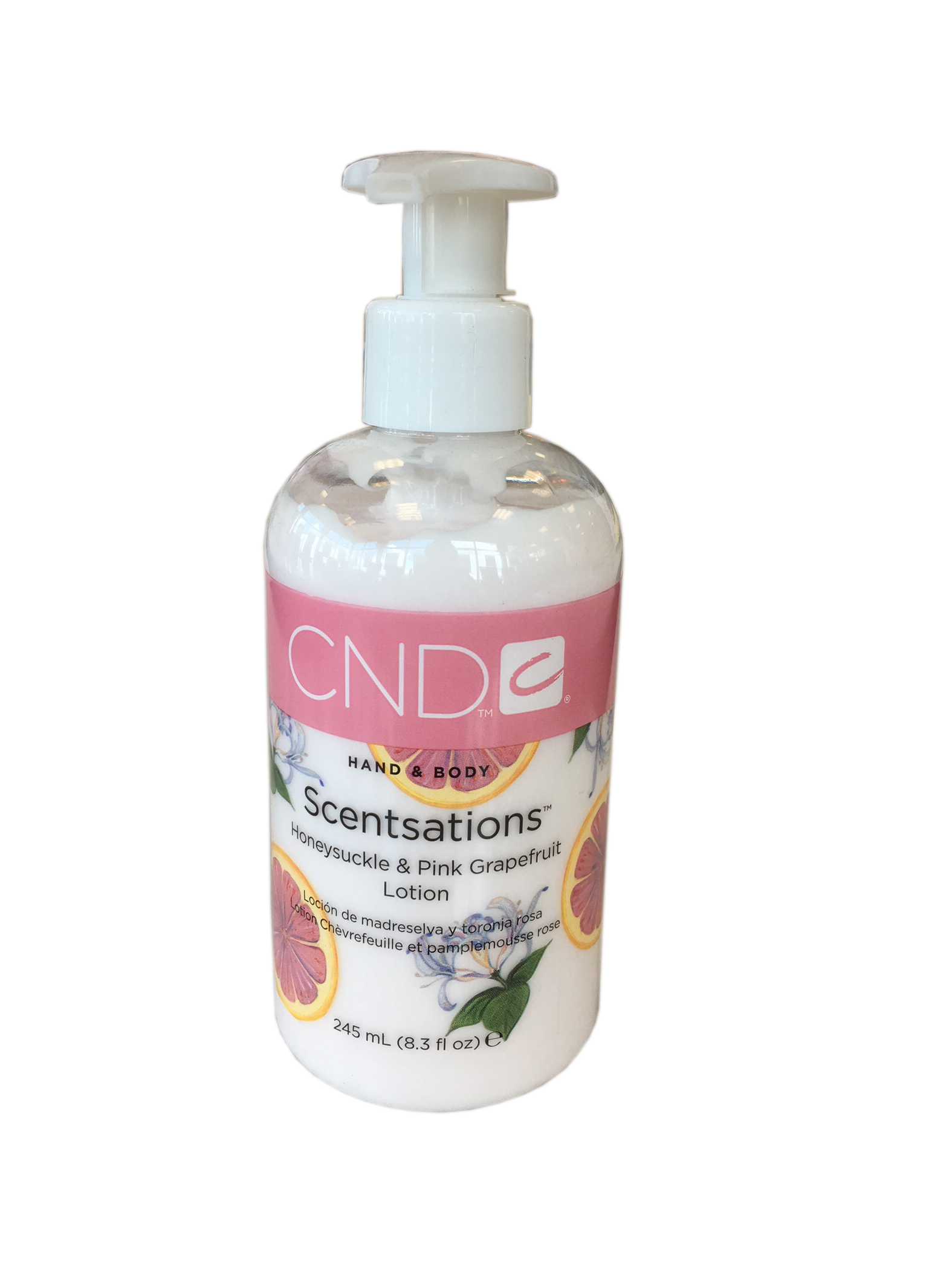 CND Hand & Body Lotion Holiday - Honeysuckle & Pink  - 8.3 oz