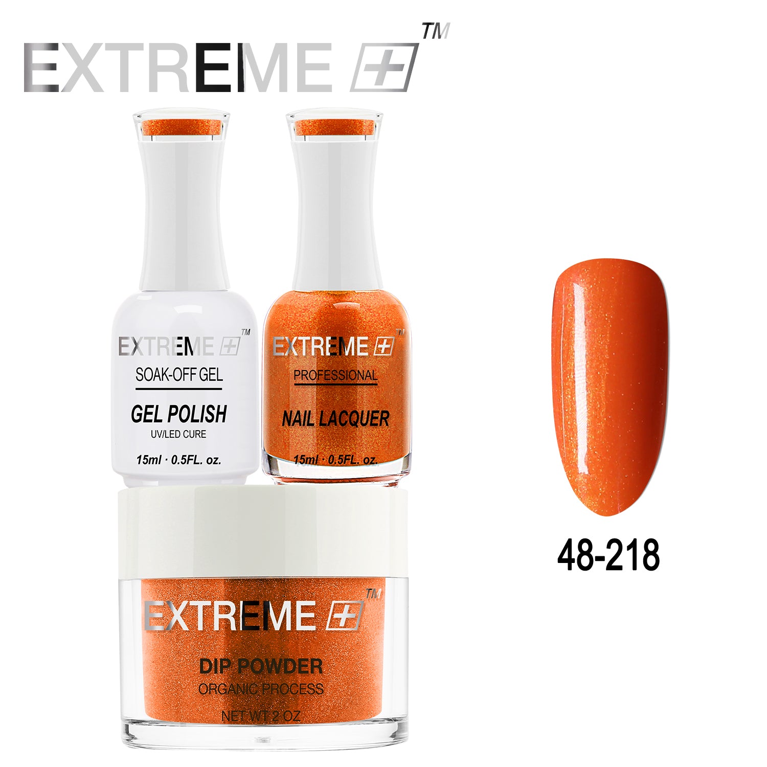 EXTREME+ All-in-One 3-in-1 Combo Set - Dip Powder, Gel Polish, and Nail Lacquer #048