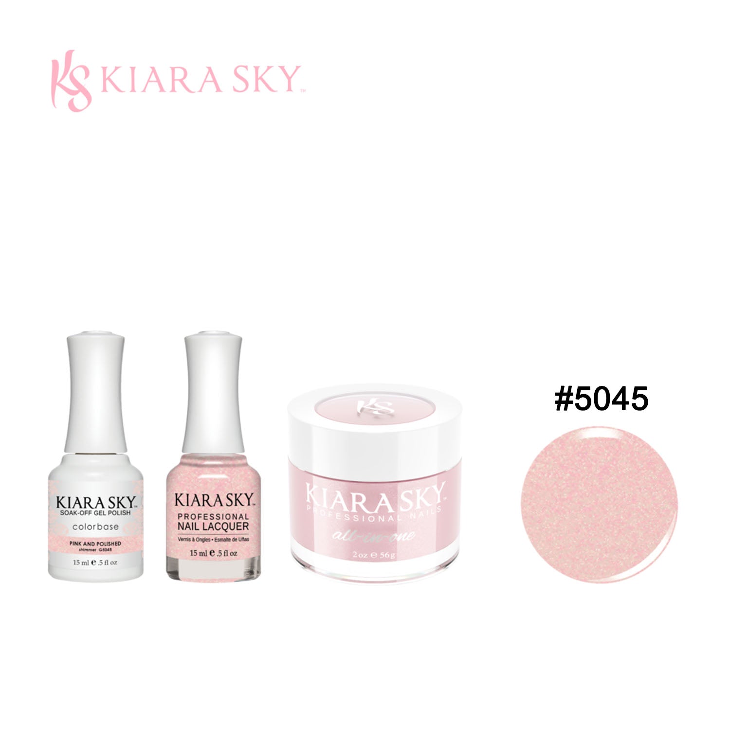 Kiara Sky All-in-One Trio - 5045 Pink and Polished