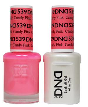 DND - Gel &amp; Lacquer #539 Candy Pink