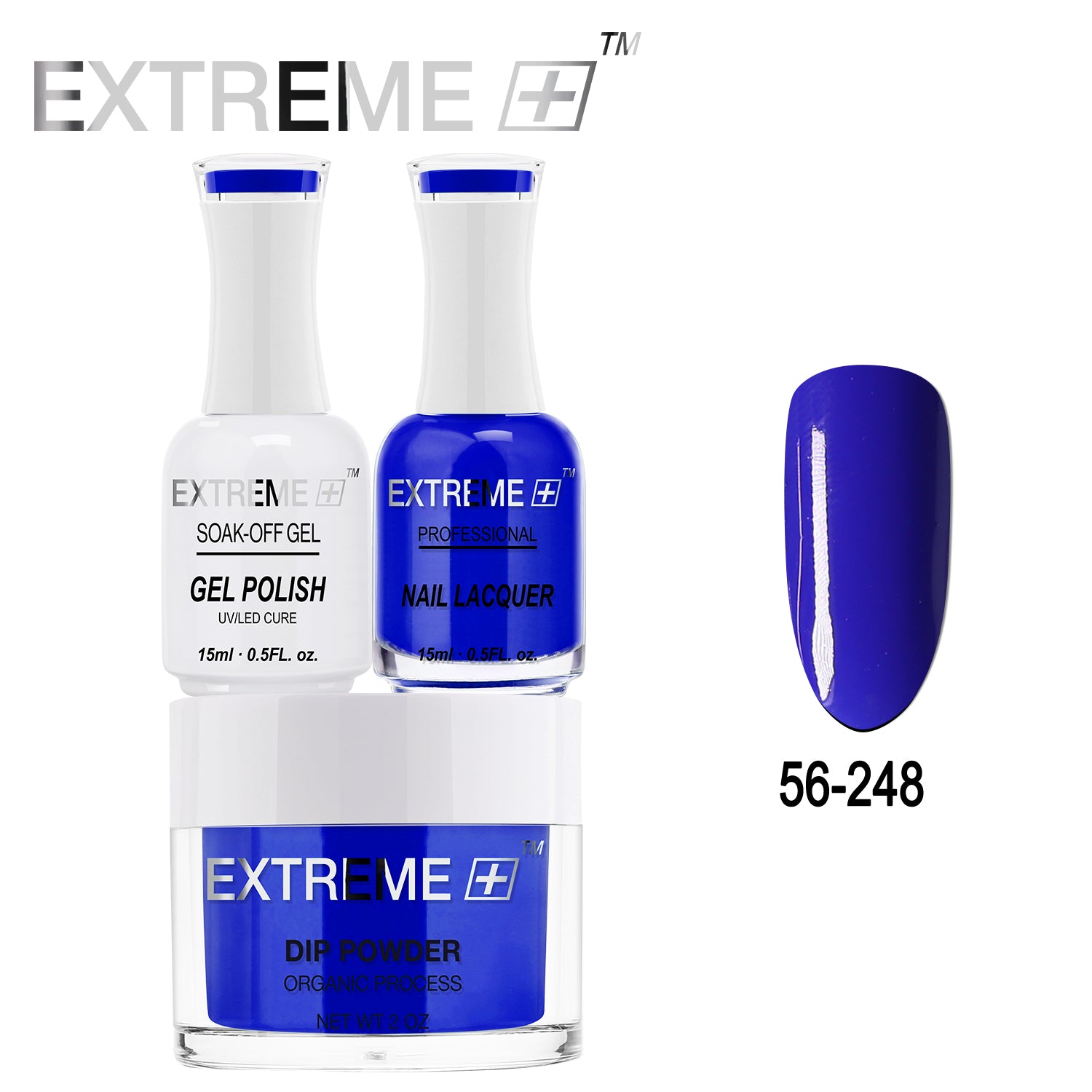 EXTREME+ All-in-One 3-in-1 Combo Set - Dip Powder, Gel Polish, and Nail Lacquer #056