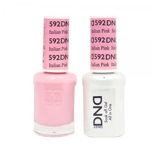 DND - Gel &amp; Lacquer #592 Italian Pink