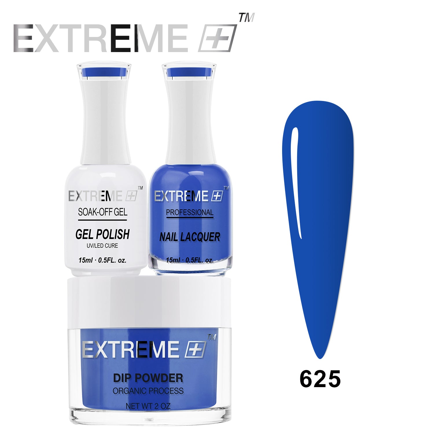 EXTREME+ 3 in 1 Combo Set - Gel, Lacquer, & Dip - #625