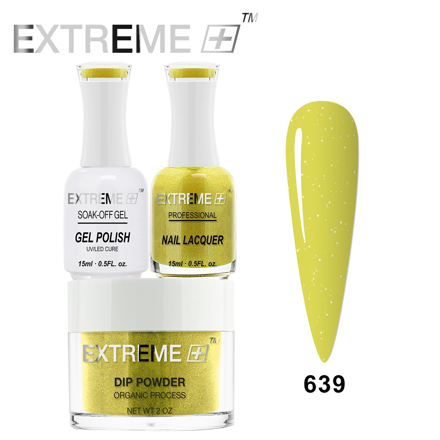 EXTREME+ 3 in 1 Combo Set - Gel, Lacquer, & Dip - #639